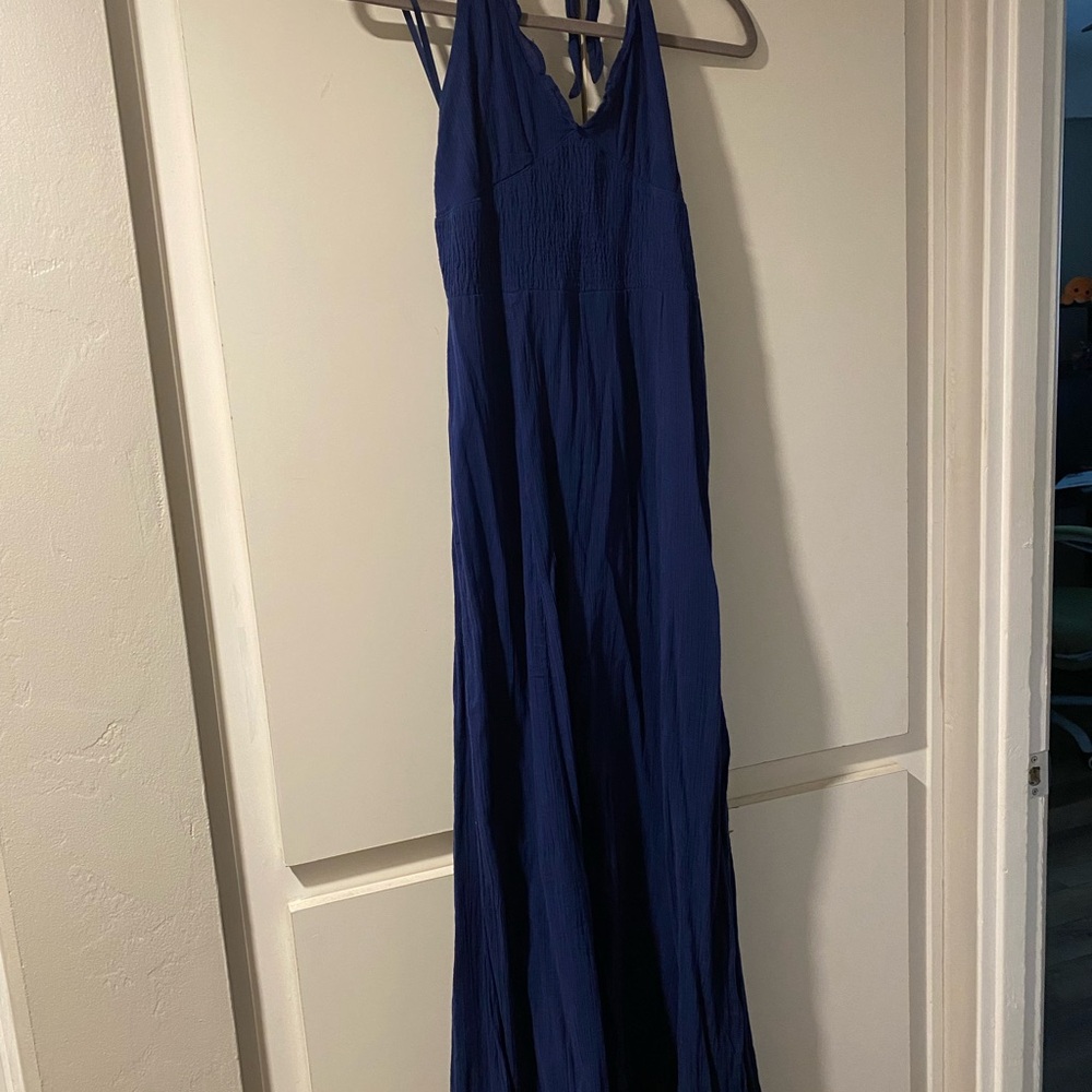 Maeve Navy Textured Dress